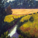 The Way In Marshes of St Simmons - 24" x 36" oil on canvas